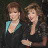 Jackie Collins and sister Joan Collins