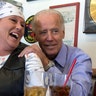  Vice President Joe Biden visits with patrons over lunch at Cruisers Diner in Seaman, Ohio, September 9, 2012