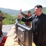 North Korean Leader Kim Jong Un during the test launch in Pyongyang, July 4 