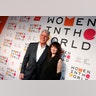 Anthony Bourdain with Asia Argento at the Women In The World Summit in New York City, April 12, 2018