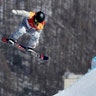 Jamie Anderson, of the United States, winning the gold medal in the women's slopestyle at the 2018 Winter Olympics in Pyeongchang