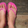 flip flops pink