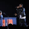 Chris Martin and Jay-Z
