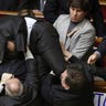 Ukrainian Parliament Disrupted