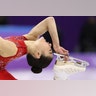 Mirai Nagasu of the United States during the women's free skate in the team competition at the Pyeongchang 2018 Winter Olympics