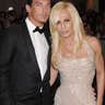 Jonathan Rhys Meyers and Donatella Versace