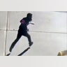 Terror attack suspect Sayfullo Saipov runs across the street with a fake gun in each hand in New York City, October 31