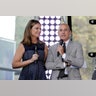 Hosts Savannah Guthrie and Matt Lauer during NBC's 