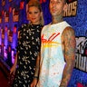 Shanna Moakler and Travis Barker