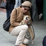 Selma Blair and her Jack Russell mutt, Wink