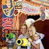 June 3: Television personalities Heidi Montag and Spencer Pratt on the "Toy Story Mania!" attraction at Disneyland in Anaheim, California.