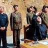 North Korea leader Kim Jong Un watches the launch in Pyongyang, July 4