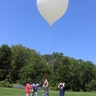 Teams from the Universities of Bridgeport and Hartford test sending a camera into the stratosphere to photograph the solar eclipse