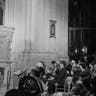 Rev. Martin Luther King, Jr. preaching from the pulpit at the National Cathedral in Washington, March 31, 1968