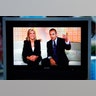 Meredith Vieira and Matt Lauer during her first day on NBC's 