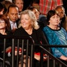 Paula Jones, Kathleen Willey, Juanita Broaddrick and Kathy Shelton at the presidential town hall debate in St. Louis, October 9, 2016