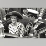 Prince Charles and Princess Diana ride in an open carriage from Buckingham Palace to Westminster Abbey on July 23, 1986
