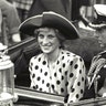 Prince Charles and Princess Diana ride in an open carriage from Buckingham Palace to Westminster Abbey on July 23, 1986