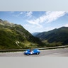 A participant on the road to Soelkpass, Austria