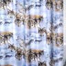 Wolf Shower Curtain Crossing