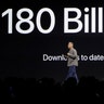 Phil Schiller, Apple's senior vice president of worldwide marketing speaks about app store downloads