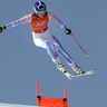 United States' Lindsey Vonn competes in women's downhill training at the 2018 Winter Olympics