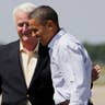 Rep. Bill Delahunt Greets Obama