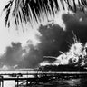 USS Shaw explodes during the second attack wave 