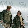 Prince Harry, exits a military aircraft after landing from active duty in Afghanistan in Oxfordshire, England, March 1, 2008