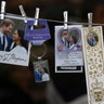 Commemorative gifts for the wedding of Britain's Prince Harry and his fiancee Meghan Markle in a shop in Windsor, Britain, January 4, 2018