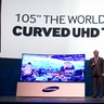 105-inch curved UHD television