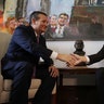 Supreme Court nominee Judge Brett Kavanaugh with Senator Ted Cruz during a meeting at the US Capitol, July 17, 2018
