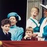 Britain's Prince Harry with his mother, Princess Diana on the balcony of Buckingham Palace in London, June 11, 1988