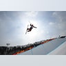 Alex Ferreira of the U.S. wins the silver medal in the men's ski halfpipe at the 2018 Winter Olympics