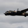 An Avro Lancaster aircraft, flown by the Royal Air Force