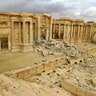 Palmyra's amphitheater after the terror group occupied the city.