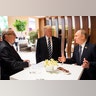 President Donald Trump, with Russian President Vladimir Putin and European Commission President Jean-Claude Juncker, at the G-20