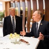 President Donald Trump, with Russian President Vladimir Putin and European Commission President Jean-Claude Juncker, at the G-20