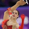 Gold medalist, Alina Zagitova of the Olympic Athletes of Russia performs during the women's free figure skating final at the Winter Olympics