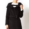 No-Fuss wool-Blend Coat with Belt