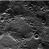 Terrain near Mercury's pole
