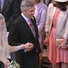 Royal Wedding Kate and Dad Walk Down Aisle