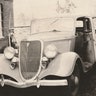 The car used by Bonnie and Clyde