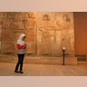 A school student visits the restored Iraqi National Museum in Baghdad, Iraq