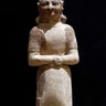 A statue of a woman from the Kingdom of Nimrod from the ninth century B.C.