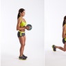 lunge with knee raise