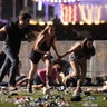 People run from the Route 91 Harvest country music festival after a gunman opened fire in Las Vegas, Nevada, October 1