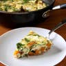 Butternut Squash, Kale and Garlic Scape Frittata