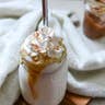 Maple Cream Vanilla Milkshakes With Apple Butter