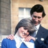 Britain's Prince Charles and Lady Diana Spencer pose following the announcement of their engagement, February 24, 1981
